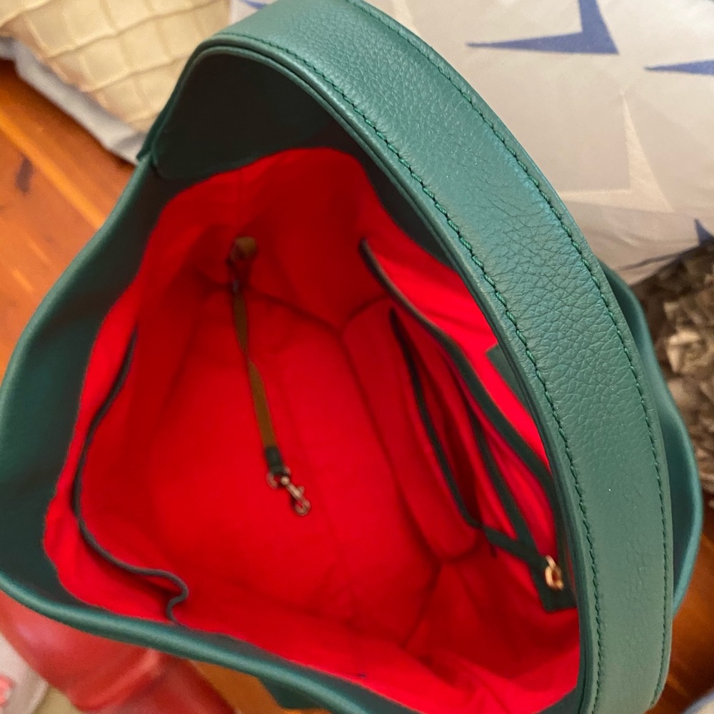 Dooney &Bourke green hobo bag  Latch in front